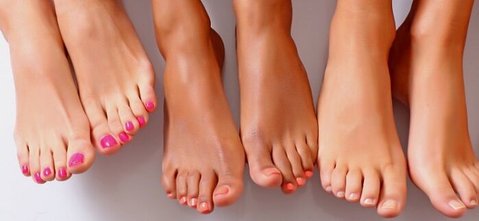 healthy feet after treatment for toe fungus